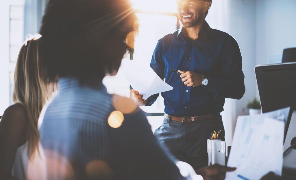 two-members-of-a-start-up-discussing-affordable-web-design | Bigfoot Web